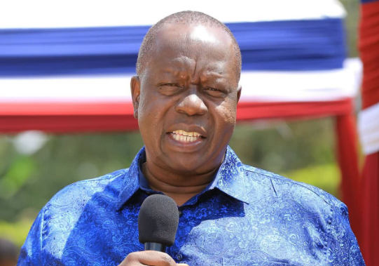A file photo of Jubilee Presidential Aspirant Fred Matiang'i.